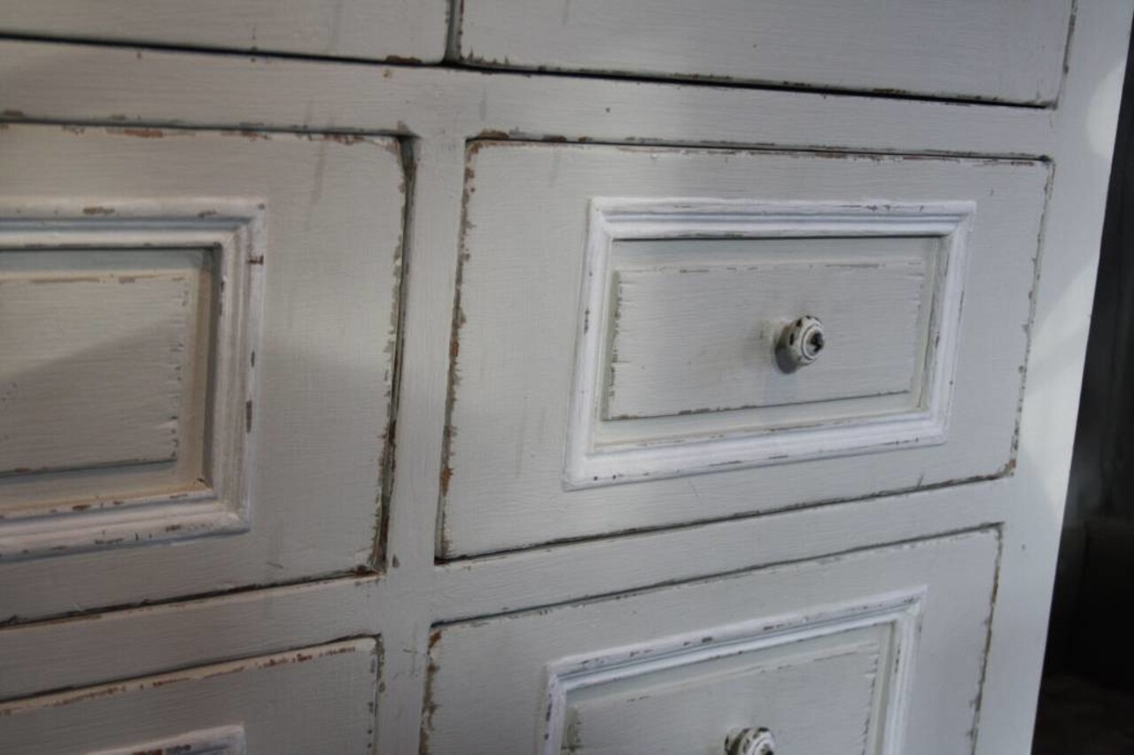 Richa buffetkast wit 242 cm x 49 cm x 235 cm Richa buffetkast wit 242 cm x 49 cm x 235 cm