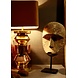 Goudkleurige schemerlamp Rich met velvet lampenkap Goudkleurige schemerlamp Rich met velvet lampenkap