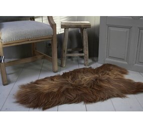 Schapenvacht IJslander natuurlijk bruin Schapenvacht IJslander natuurlijk bruin