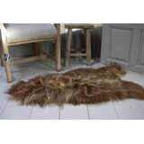 Schapenvacht IJslander geverfd bruin Schapenvacht IJslander geverfd bruin