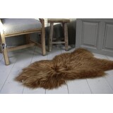 Schapenvacht IJslander geverfd bruin Schapenvacht IJslander geverfd bruin