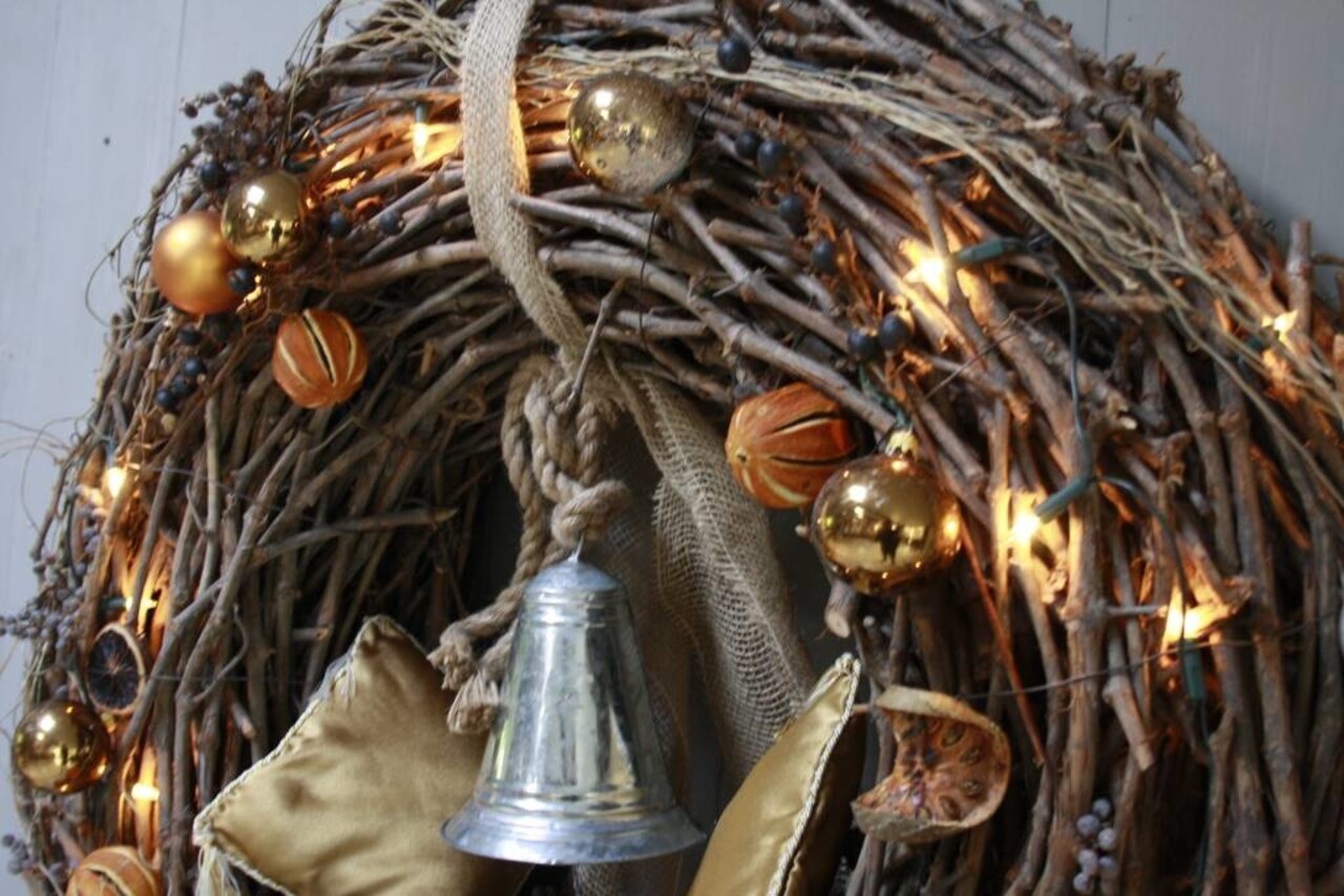 Rene Houtman Kerstkrans met verlichting 100 cm Rene Houtman Kerstkrans met verlichting 100 cm