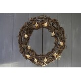 Krans met lampjes 60 cm Krans met lampjes 60 cm