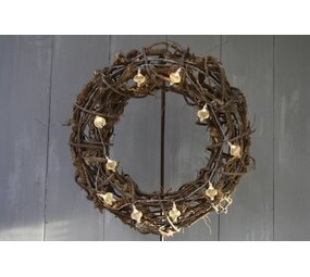 Krans met lampjes 60 cm Krans met lampjes 60 cm