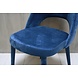 Eetkamerstoel Oliver velvet blauw + velvet poten Eetkamerstoel Oliver velvet blauw + velvet poten