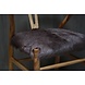 Houten stoel met geitenvacht Bruin Houten stoel met geitenvacht Bruin
