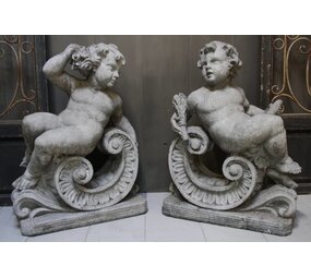 Set Aura Peeperkorn Cherubijn beton 77 x 56 x 31 cm Set Aura Peeperkorn Cherubijn beton 77 x 56 x 31 cm