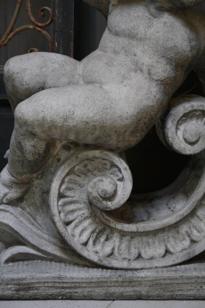 Set Aura Peeperkorn Cherubijn beton 77 x 56 x 31 cm