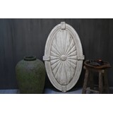 Ralph Lauren Medaillon hout Hout Gebroken Wit 122 x 70 x 5,5 cm Ralph Lauren Medaillon hout Hout Gebroken Wit 122 x 70 x 5,5 cm