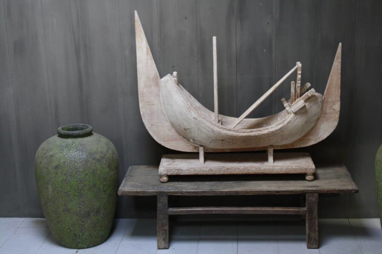 Ralph Lauren houten boot houtsnijwerk 100 x 115 cm Ralph Lauren houten boot houtsnijwerk 100 x 115 cm