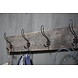 Rene Houtman Brocante oud eikenhouten kapstok met 4 haken 96 cm Rene Houtman Brocante oud eikenhouten kapstok met 4 haken 96 cm