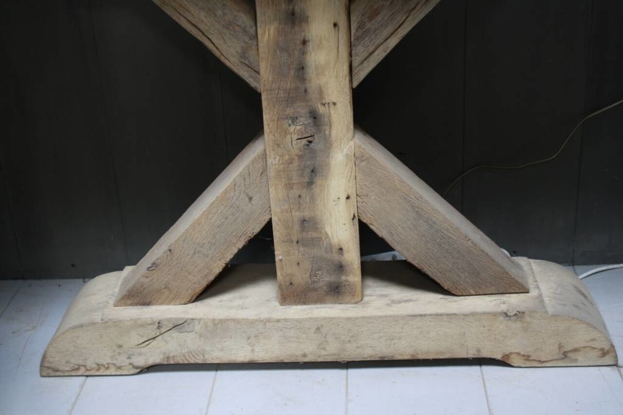 * Verkocht Sidetable oud eikenhout met Belgisch hardstenen blad 200 cm * Verkocht Sidetable oud eikenhout met Belgisch hardstenen blad 200 cm