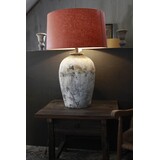 Amber Kruiklamp Oude Rijst Kruik + lampenkap Amber Kruiklamp Oude Rijst Kruik + lampenkap