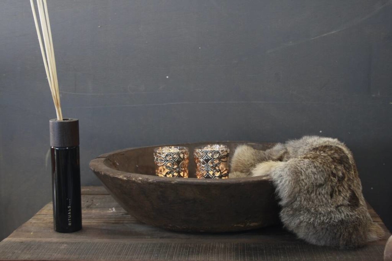 Oud Houten Trog/bak 50 cm