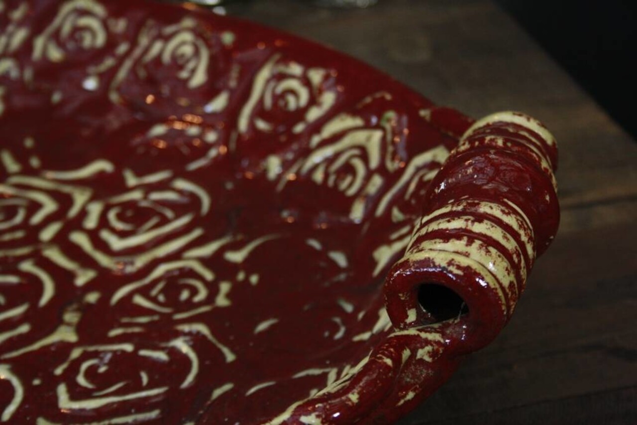 Saladeschaal PTMD met handvaten 57 cm Saladeschaal PTMD met handvaten 57 cm