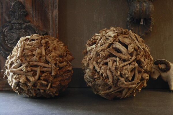 Decoratieve Houten Takken Bol 33 cm Decoratieve Houten Takken Bol 33 cm