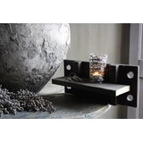 Geroest spoorijzer met oud houten plankje 37 cm Geroest spoorijzer met oud houten plankje 37 cm