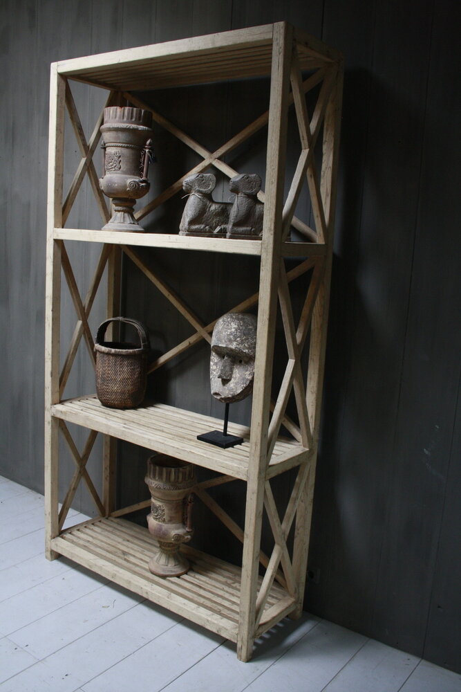 Ralph Lauren Avaro Hoge Houten Open Kast 237 cm 3-vaks Ralp Lauren Ralph Lauren Avaro Hoge Houten Open Kast 237 cm 3-vaks Ralp Lauren