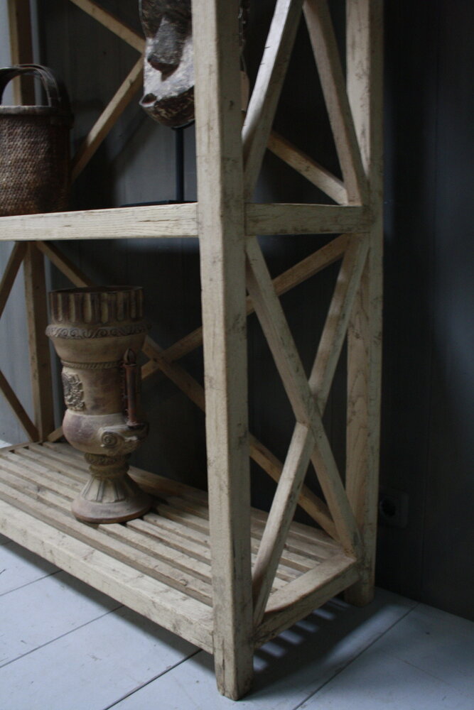 Ralph Lauren Avaro Hoge Houten Open Kast 237 cm 3-vaks Ralp Lauren Ralph Lauren Avaro Hoge Houten Open Kast 237 cm 3-vaks Ralp Lauren