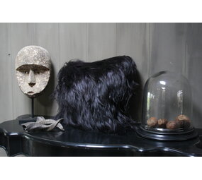 Kussen Geitenvacht Long Hair Charcoal 50 x 50 Kussen Geitenvacht Long Hair Charcoal 50 x 50