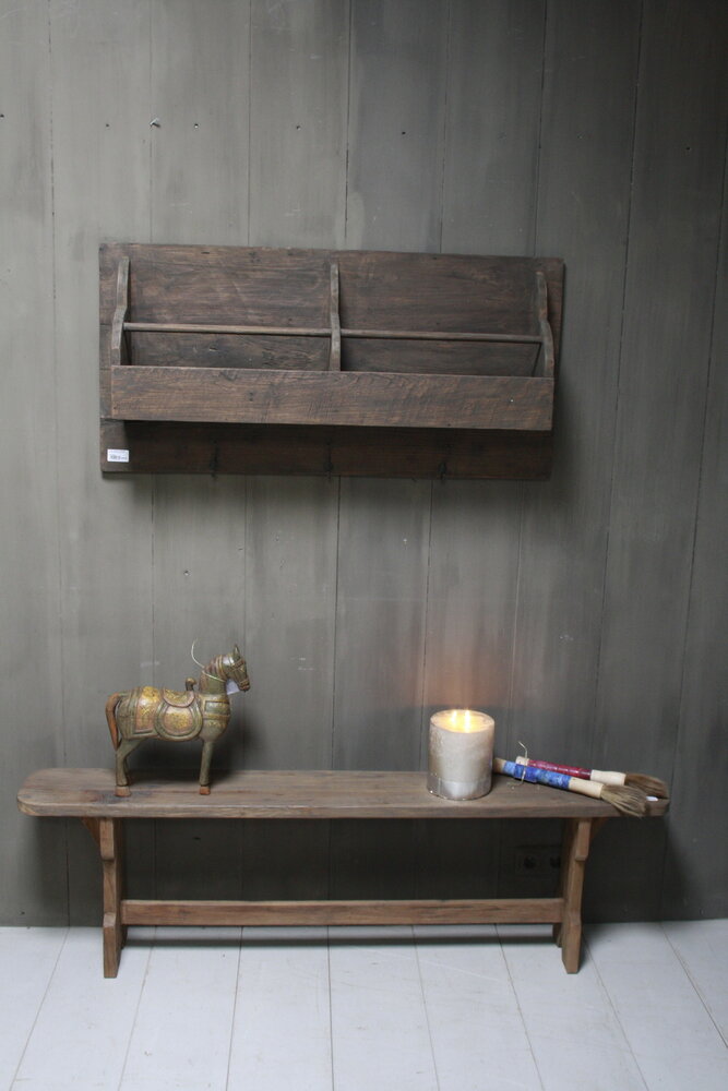 Aura peeperkorn oud houten kapstok 110 cm Aura peeperkorn oud houten kapstok 110 cm