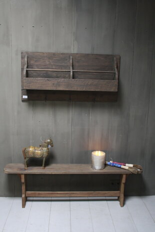 Aura peeperkorn oud houten kapstok 110 cm Aura peeperkorn oud houten kapstok 110 cm