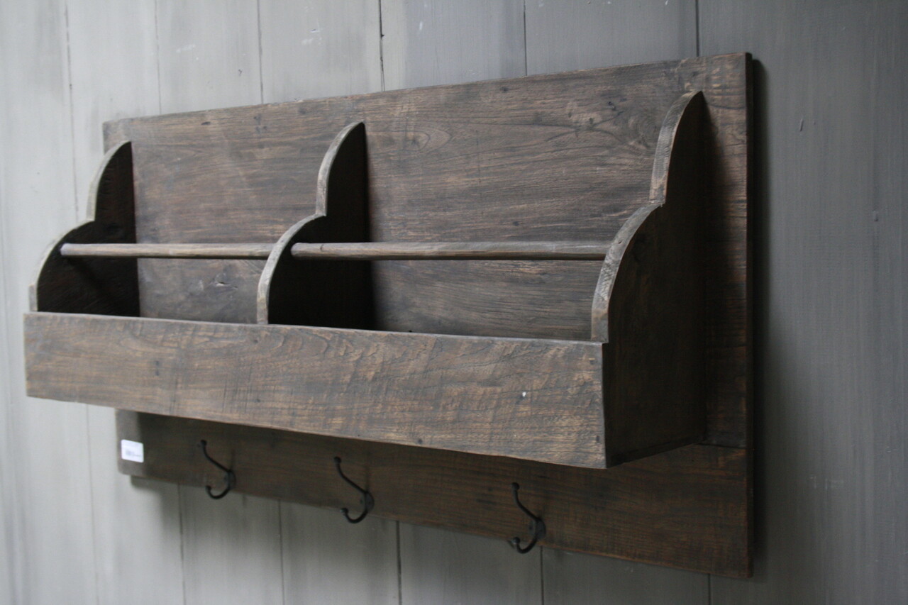 Aura peeperkorn oud houten kapstok 110 cm Aura peeperkorn oud houten kapstok 110 cm