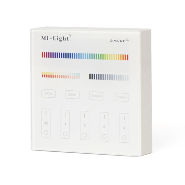 PURPL Mi-Light 4 Zone Wall Remote RGB+CCT