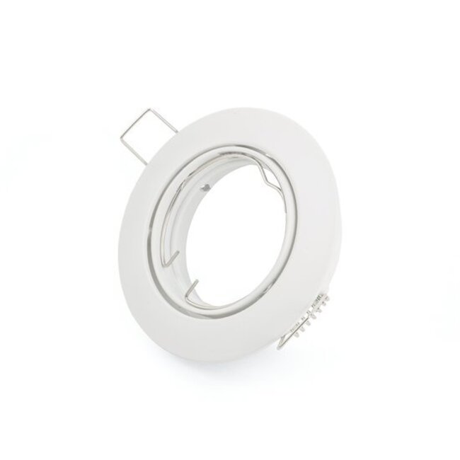 PURPL LED GU10 Spot Fixture IP20 Aluminium White Tiltable Incl. socket