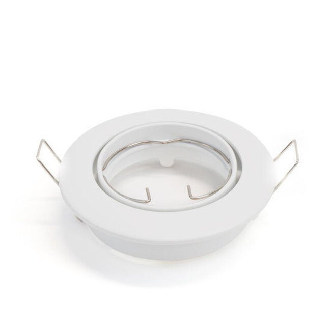 PURPL LED GU10 Spot Fixture IP20 Aluminium White Tiltable Incl. socket