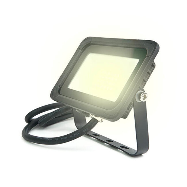 PURPL LED Floodlight 10W 3000K Warm White IP65 Black