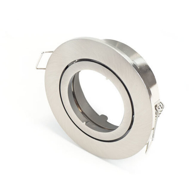 PURPL LED GU10 Spot Fixture IP20 Stainless Steel Zinc Tiltable Incl. socket