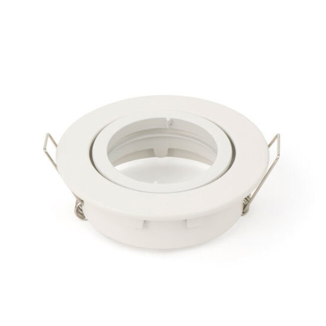 PURPL LED GU10 Spot Fixture IP20 White Zinc Tiltable Incl. socket
