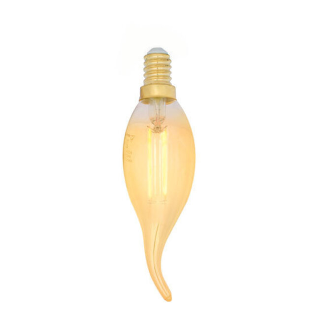PURPL E14 LED Filament Bulb 2200K 5W Dimmable C35T Flame