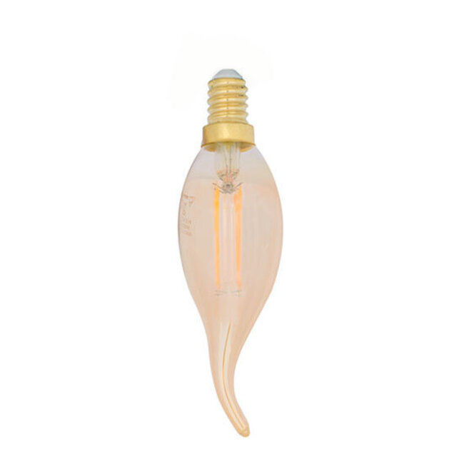 PURPL E14 LED Filament Bulb 2200K 5W Dimmable C35T Flame