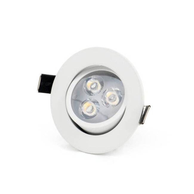 PURPL LED Recessed Spotlight 3W 4000K Natural White 85mm Tiltable