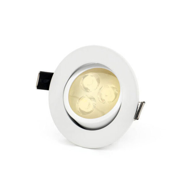 PURPL LED Recessed Spot 3W 85mm 2700K Warm White Tiltable