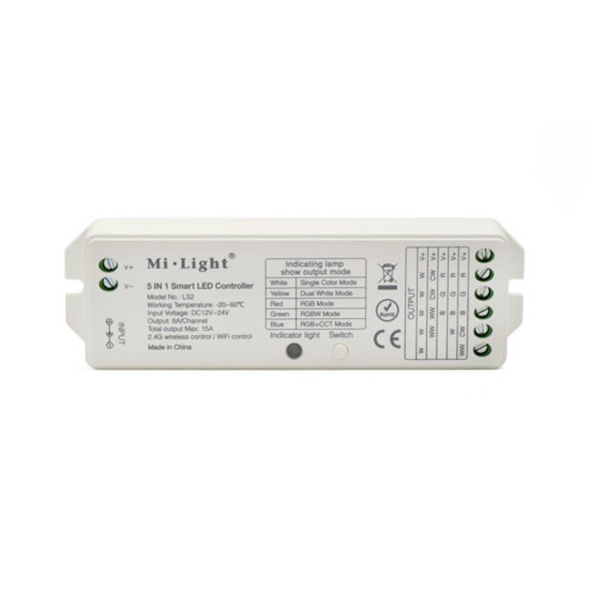 MILIGHT Mi-Light Controller LS2 5-in-1 8 Zone