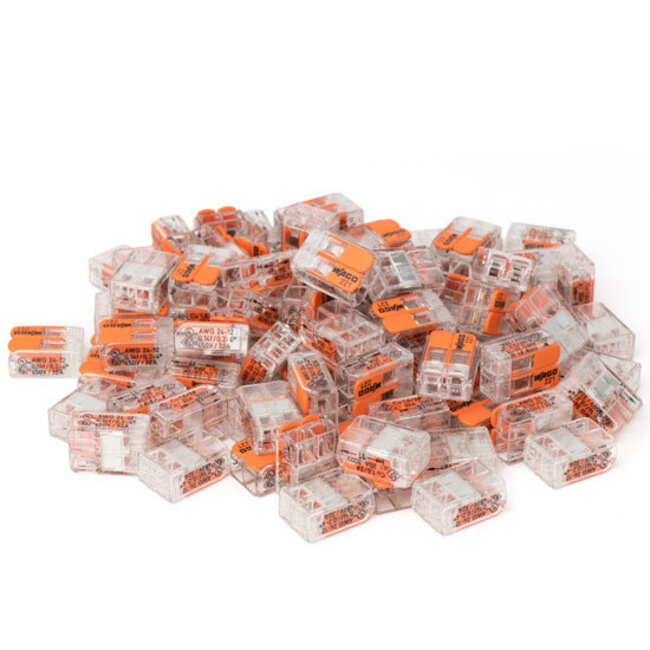 Wago Wago clip 100 pieces 2 wired