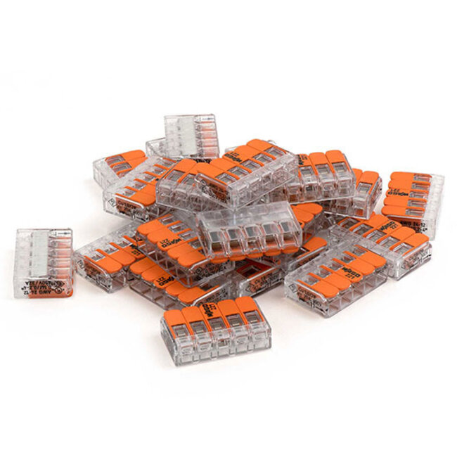 Wago Wago clamp connector 5 wired box 25 pieces