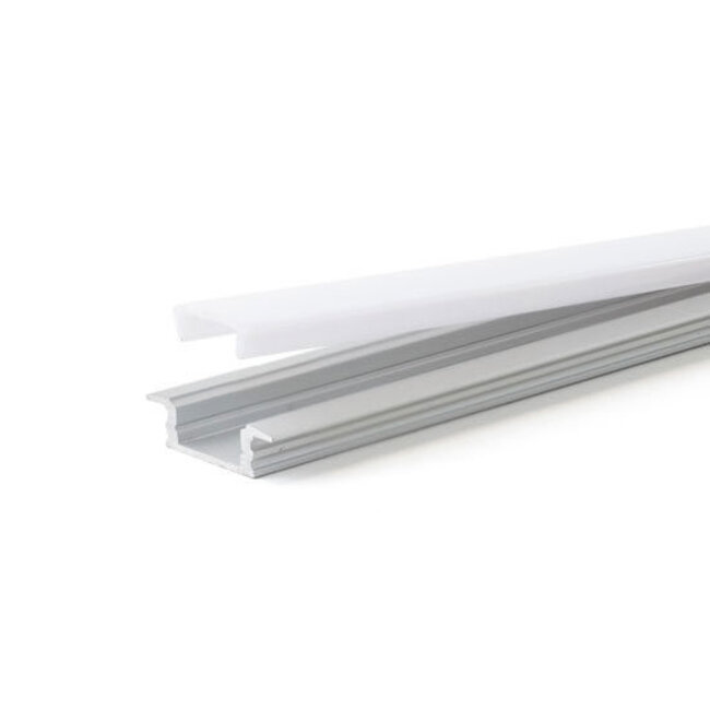PURPL LED Strip Frame Aluminium 2,5m 17,5 x 7mm built-in