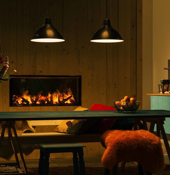 Faber Faber E-Box 1000/450 | 114 cm | Elektrische inbouwhaard front