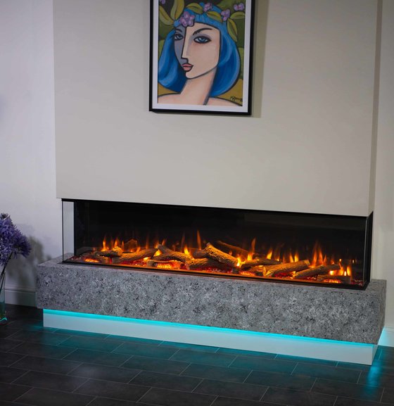 Charlton & Jenrick I-1800e Deep  | 182 cm | elektrische inbouwhaard