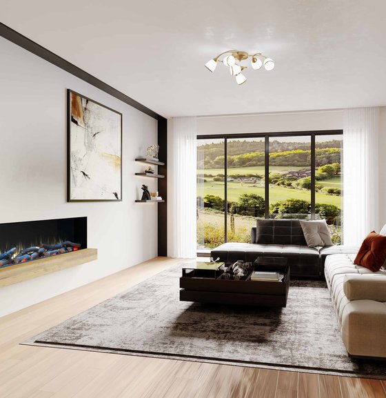 Charlton & Jenrick Charlton & Jenrick I-1500e Deep  | 155,5 cm | elektrische inbouwhaard