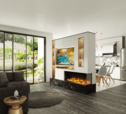 Charlton & Jenrick I-1250e Deep  | 127 cm | elektrische inbouwhaard
