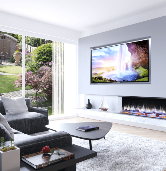 Charlton & Jenrick I-1250e Deep  | 127 cm | elektrische inbouwhaard