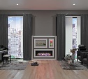 Charlton & Jenrick I-1250e Deep  | 127 cm | elektrische inbouwhaard