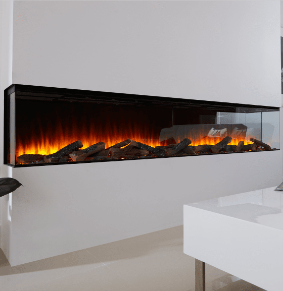 British Fires New Forest 2400 | 240 cm | Elektrische inbouwhaard