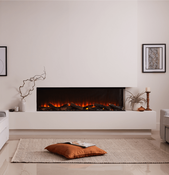 British Fires New Forest 1600 | 160 cm | Elektrische inbouwhaard