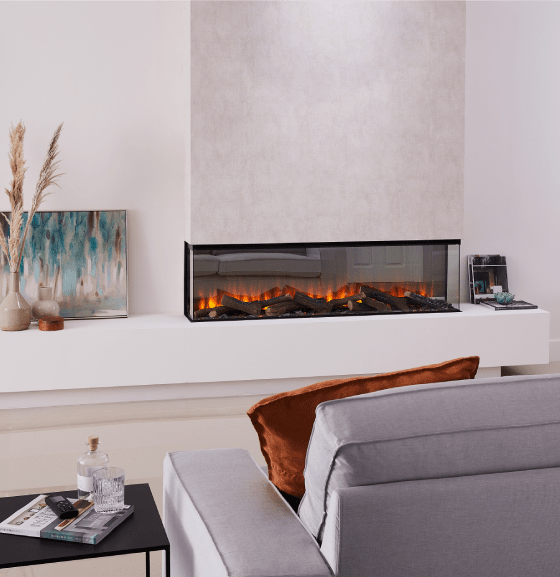 British Fires New Forest 1600 | 160 cm | Elektrische inbouwhaard